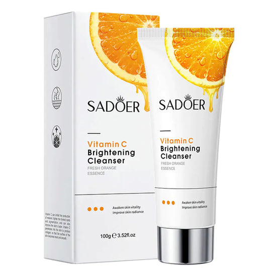 SADOER Vitamin C Body Lotion and Night Mask Set