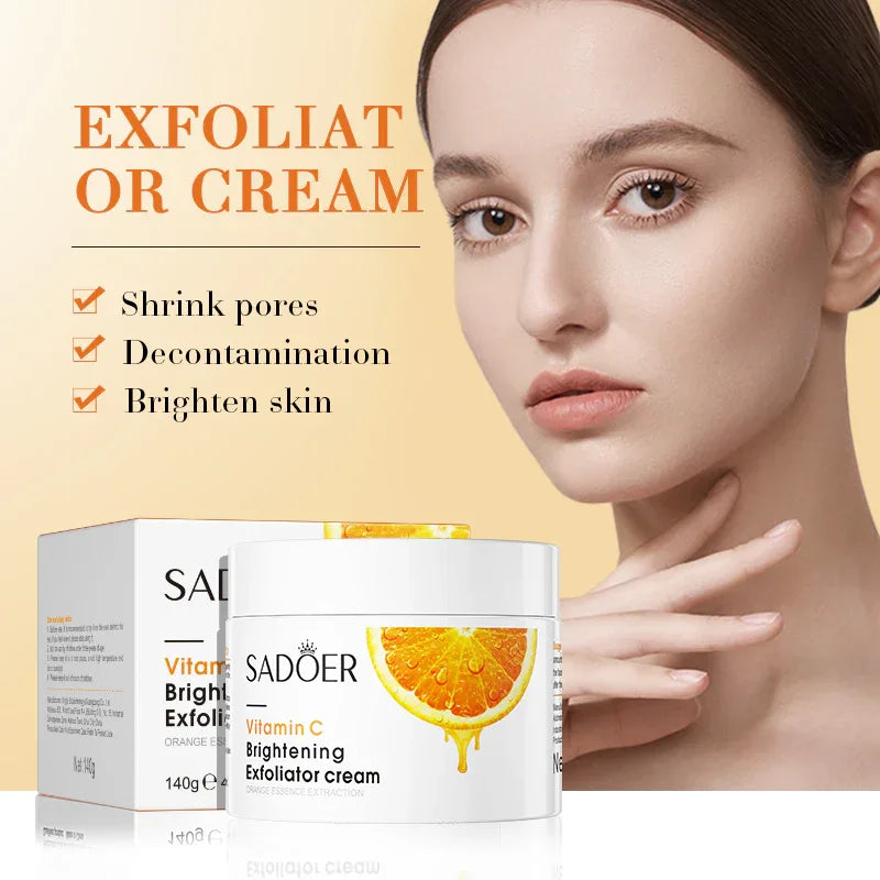SADOER Vitamin C Brightening Exfoliator 140g - Sadoer PureSkin