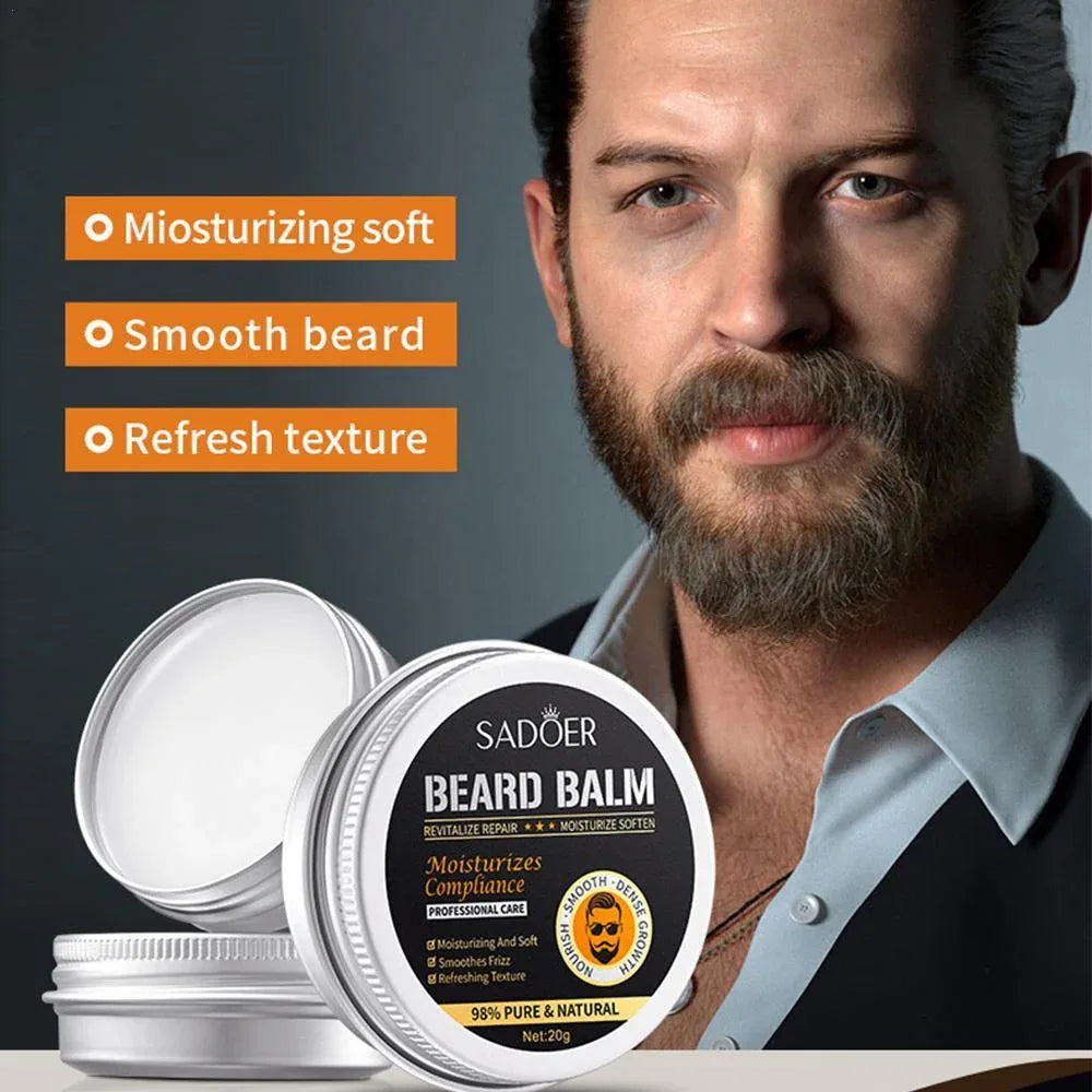 SADOER Men's Beard Care Cream 20g - Sadoer PureSkin