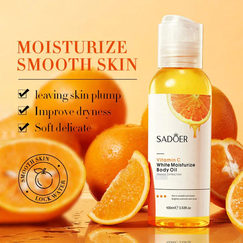 SADOER Vitamin C Body Oil 100ml - Sadoer PureSkin