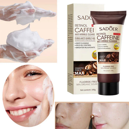 SADOER Vitamin C Cleansing Foam - Caffeine 100g - Sadoer PureSkin