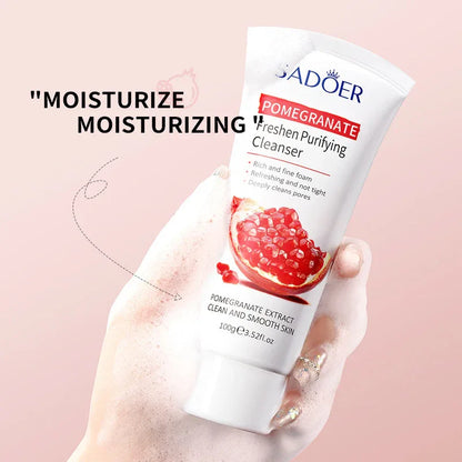 SADOER Vitamin C Cleansing Foam - Pomegranate 100g - Sadoer PureSkin