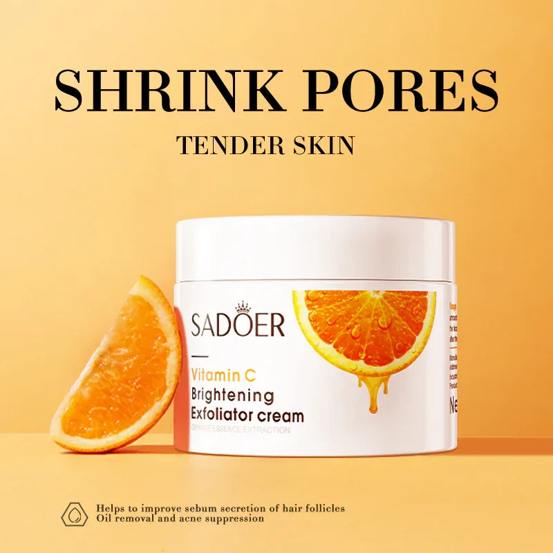 SADOER Vitamin C Brightening Exfoliator 140g - Sadoer PureSkin