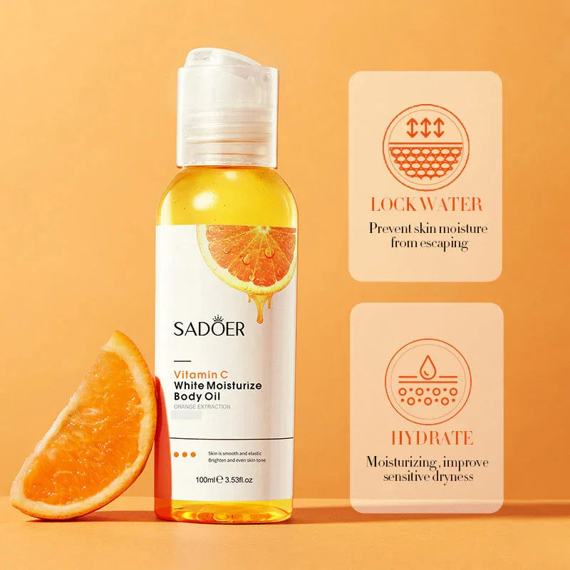 SADOER Vitamin C Body Oil 100ml - Sadoer PureSkin