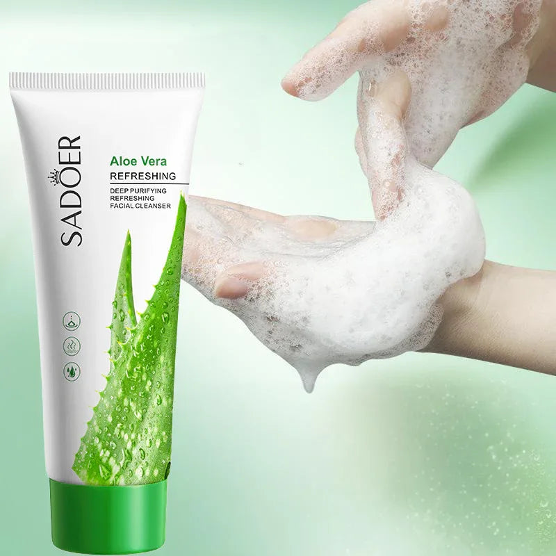 SADOER Vitamin C Cleansing Foam - Aloe 100g - Sadoer PureSkin
