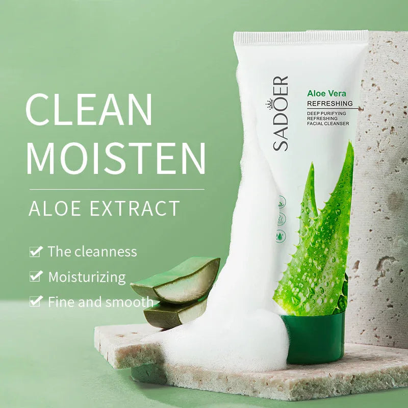 SADOER Vitamin C Cleansing Foam - Aloe 100g - Sadoer PureSkin