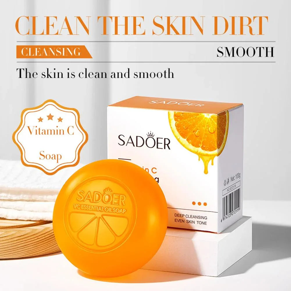 SADOER Vitamin C Soap (Including Foaming Net) - Sadoer PureSkin
