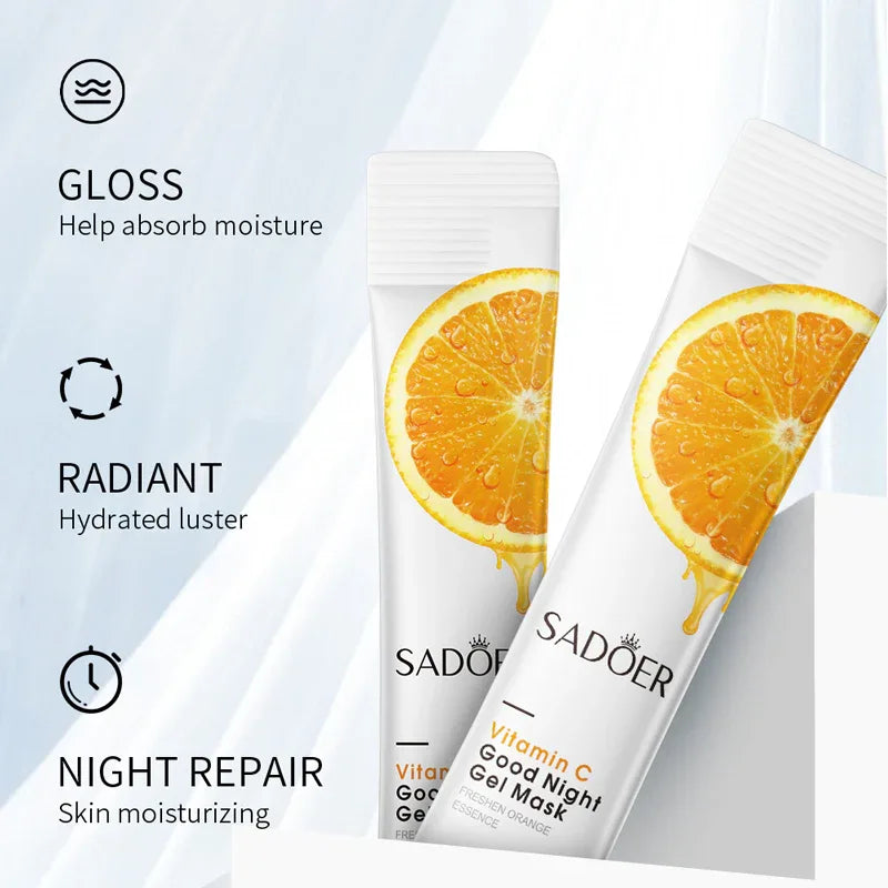 SADOER Vitamin C Good Night Gel Mask 4ml*20 - Sadoer PureSkin
