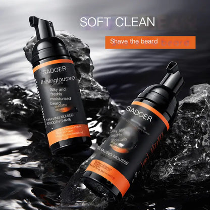 SADOER Men's Shaving Mousse for Softening Facial Hair