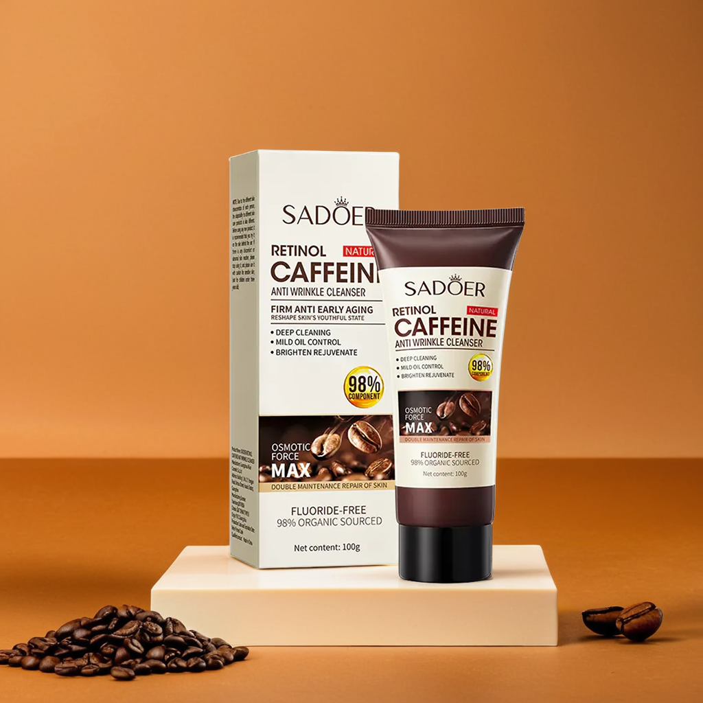 SADOER Vitamin C Cleansing Foam - Caffeine 100g