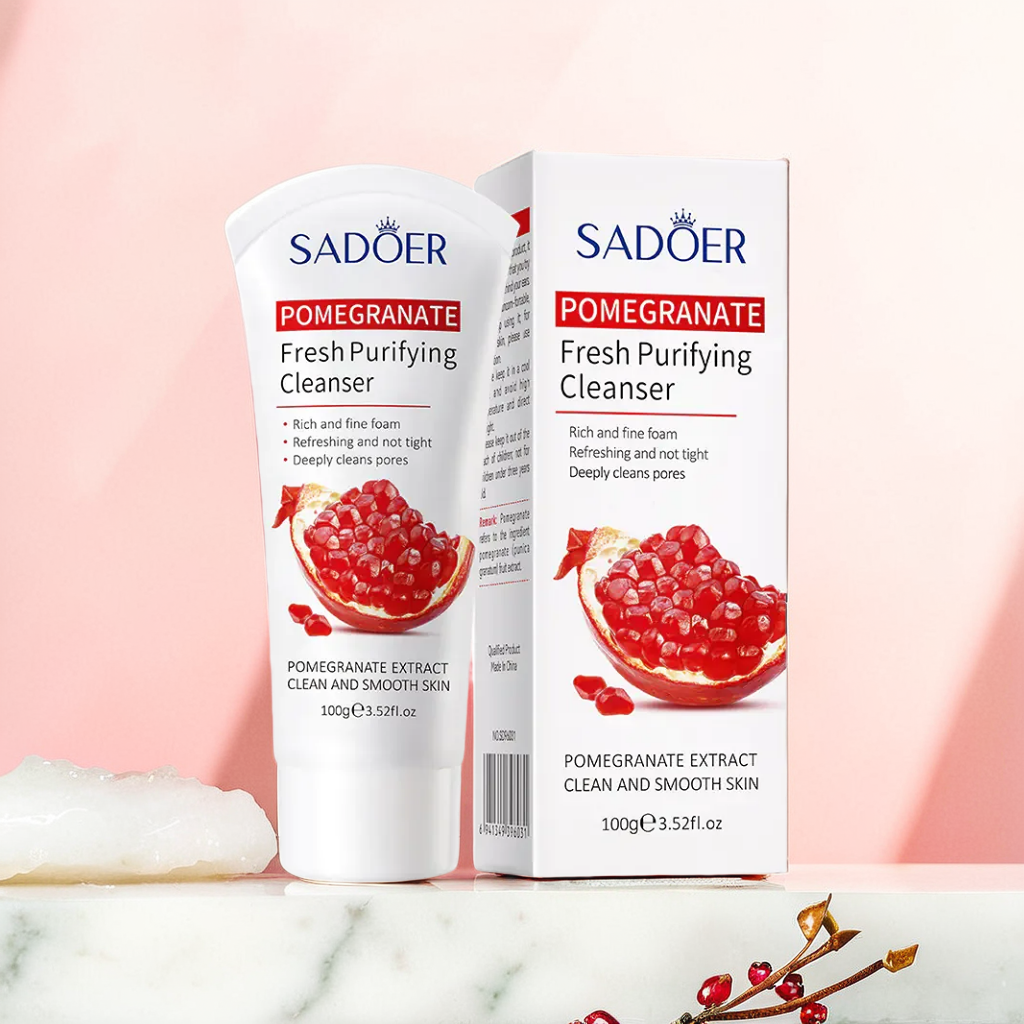 SADOER Vitamin C Cleansing Foam - Pomegranate 100g