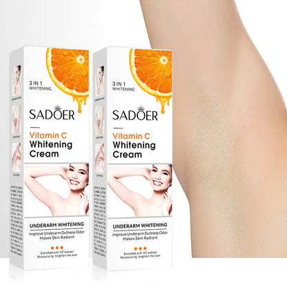 SADOER Vitamin C Body Lotion and Night Mask Set
