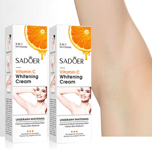 SADOER Vitamin C Body Lotion and Night Mask Set