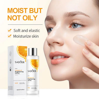SADOER Vitamin C Body Lotion and Night Mask Set